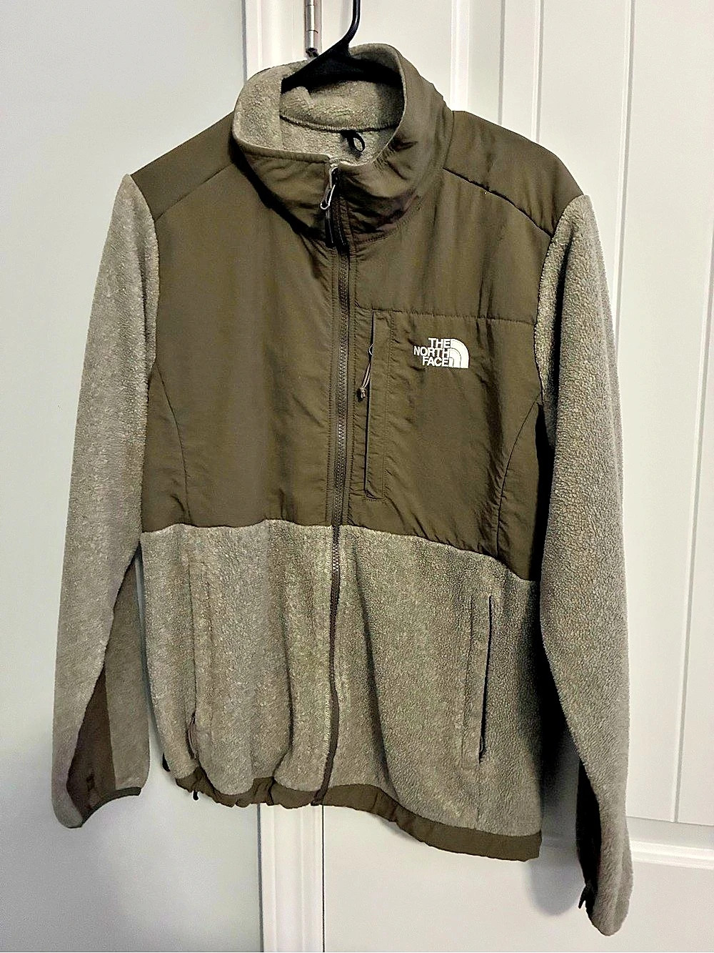 The North Face Denali Fleece Jacket Brown & Gray Medium